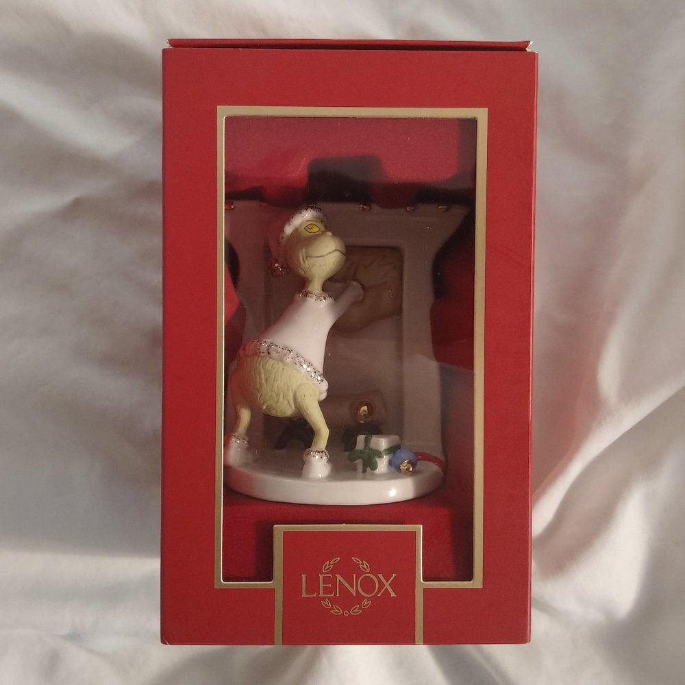 Lenox Dr Seuss Gift Stealing Grinch 2021 Christmas Ornament